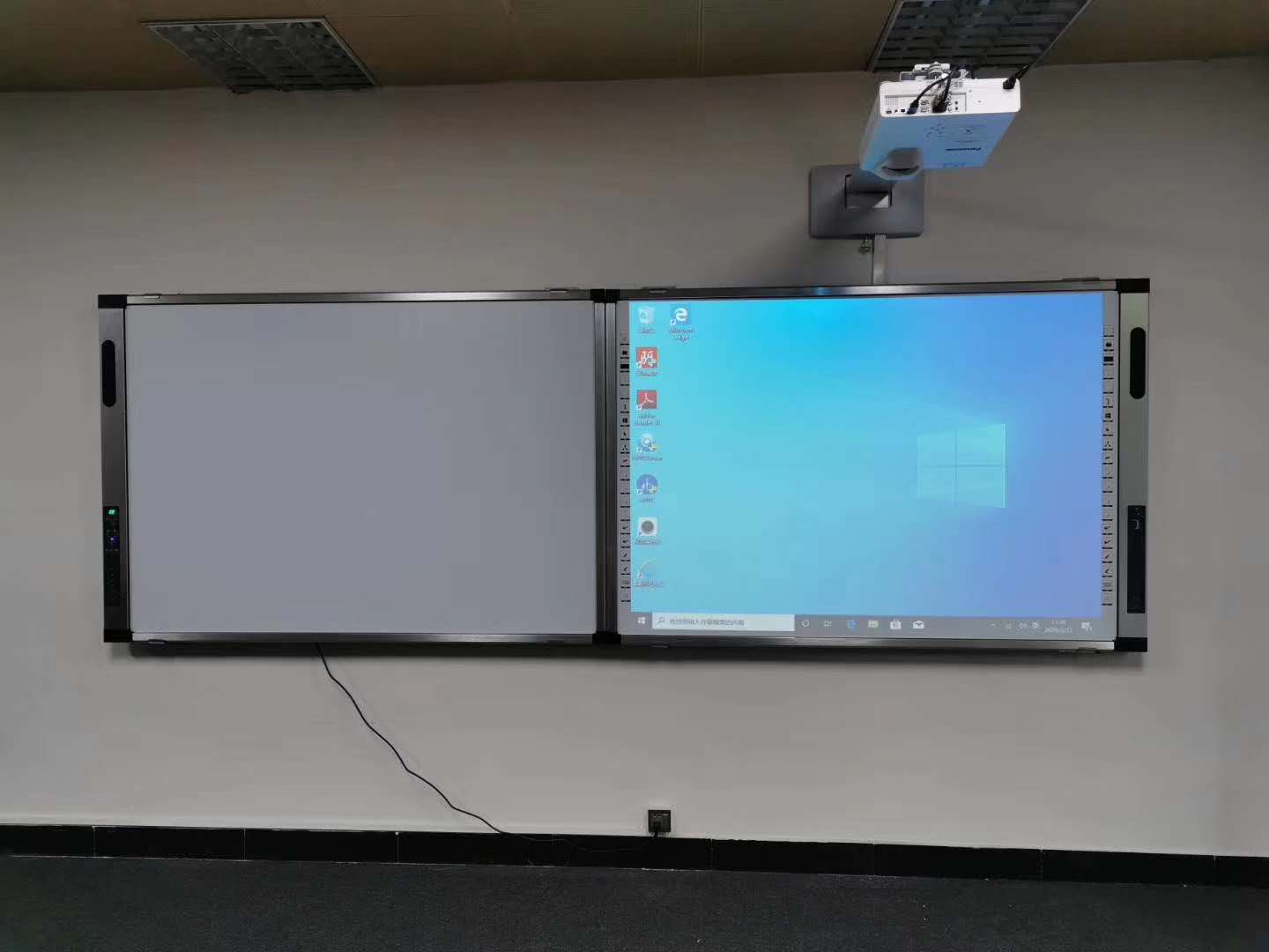 惠智幼儿园教室监控摄像头安装 短焦投影安装