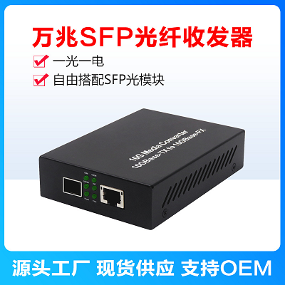 深圳博力扬10G光纤收发器万兆SFP收发器监控网络