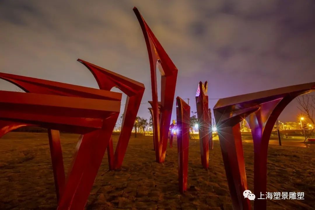 德州千帆竞渡不锈钢雕塑 临港海岸烤漆摆件
